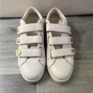 Jimmy Choo White Leather Sneakers
